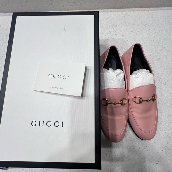 Gucci Women’s Leather Horsebit Loafer 37 Perfect Pink - Picture 13 of 16